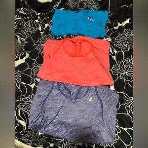 3 Workout Tanks (2 Nike & 1 Reebok)
